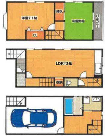 羽曳野Nハウスの物件間取画像